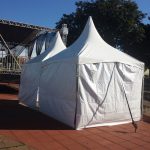 Tenda 3x3 com fechamento lateral