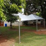 Tenda 5x5 piramidal com calha