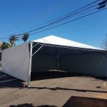 Tenda 10x10 piramidal com fechamento