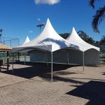 Tenda 5x5 chapéu de bruxa com fechamento